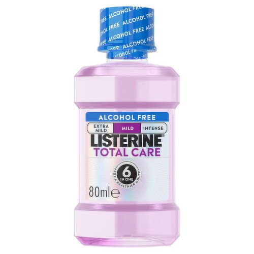 Listerine Total Care Mild Taste Alcohol Free Mouthwash 80ml