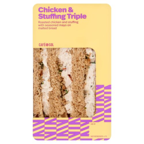 Café Sol Chicken & Stuffing Triple 242g
