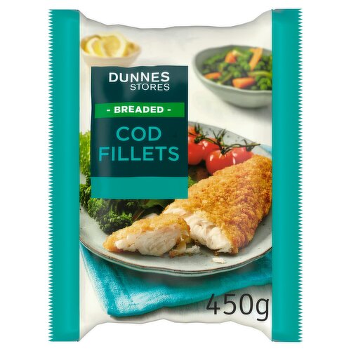 Dunnes Stores Breaded Cod Fillets 450g
