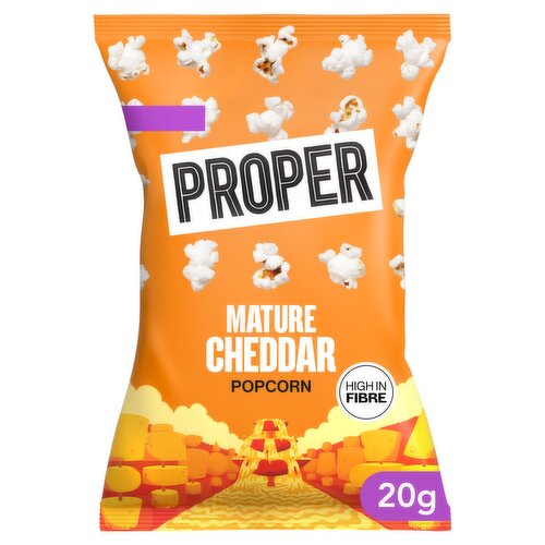 Proper Mature Cheddar Popcorn 20g