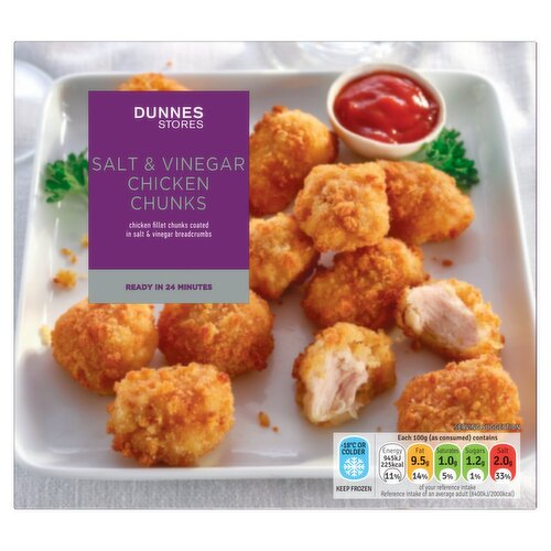 Dunnes Stores Salt & Vinegar Chicken Chunks 200g