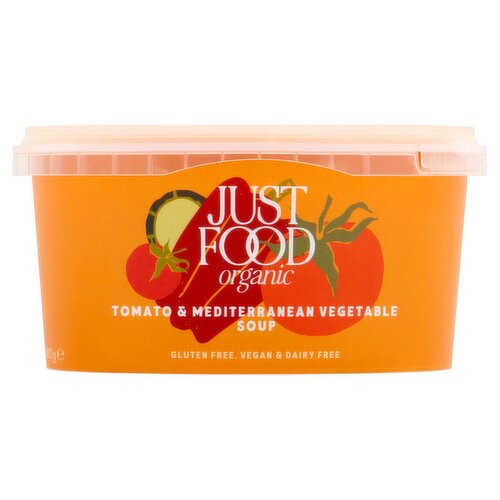 Just Food Organic Tomato & Mediterranean Vegetable Soup 400g