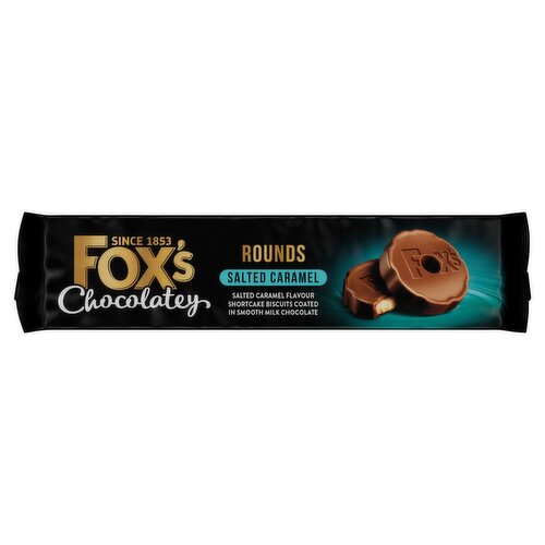 Fox's Chocolatey Biscuits Salted Caramel Rounds 130g
