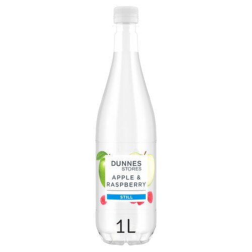 Dunnes Stores Apple & Raspberry Flavoured Still Irish Spring Water Drink 1L