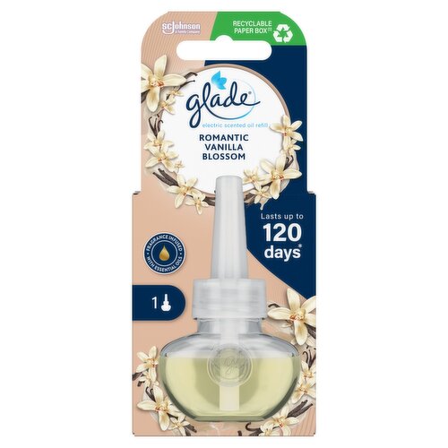 Glade Electric Scented Oil Plug In Refill Romantic Vanilla Blossom 20ml