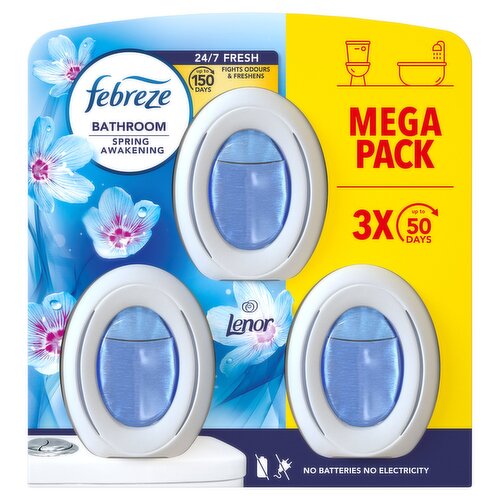 Febreze Bathroom, Air Freshener Lenor Spring Awakening 3 Unit
