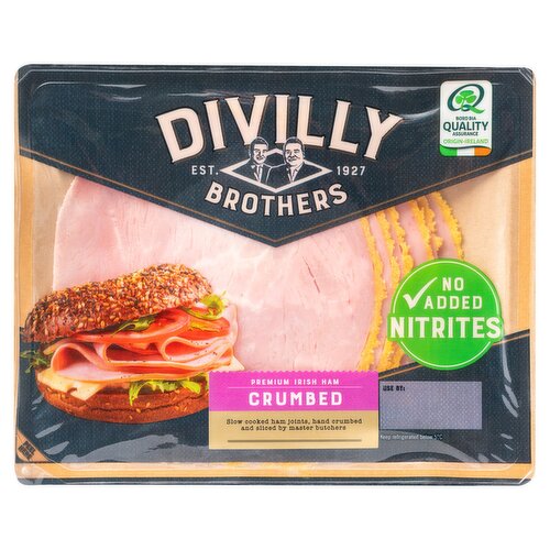 Divilly Brothers No Added Nitrites Crumbed Premium Irish Ham 90g 