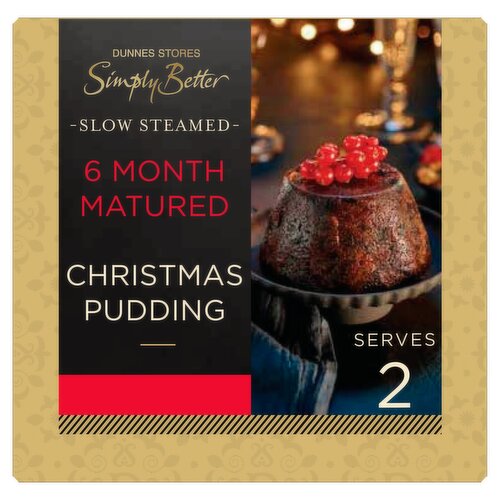 Dunnes Stores Simply Better Slow Steamed 6 Month Matured Christmas Pudding 200g
