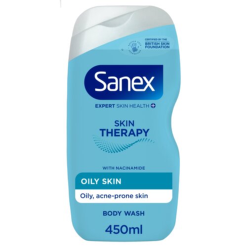 Sanex Skin Therapy Oily Skin Shower Gel Body Wash 450ml