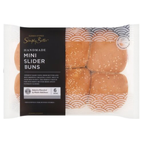 Dunnes Stores Simply Better Handmade Mini Slider Buns 260g