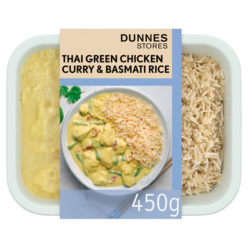 Dunnes Stores Thai Green Chicken Curry & Basmati Rice 450g