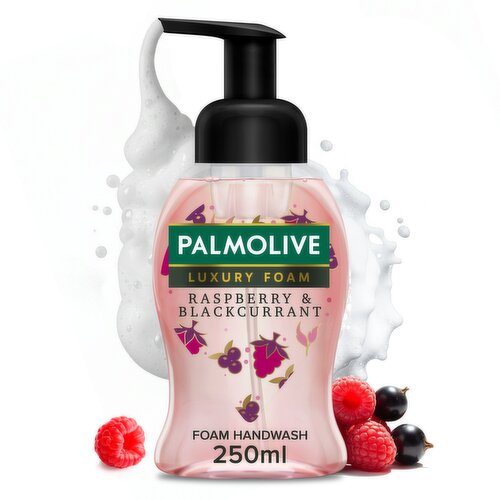 Palmolive Luxury Foam Handwash Soap Raspberry & Blackcurrant 250ml