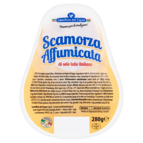 Caseificio del Cigno Smoked Scamorza 280gr