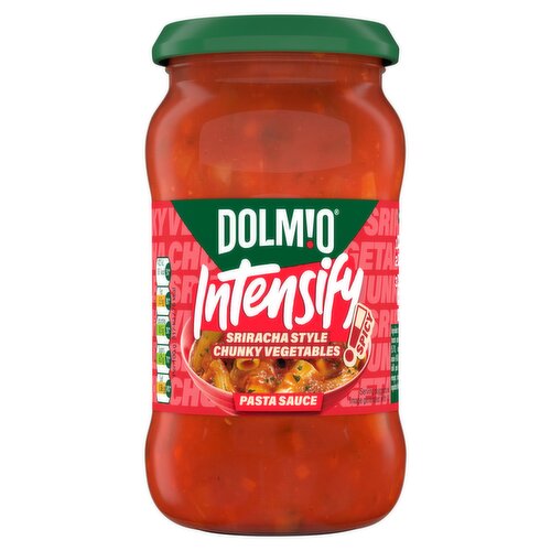 Dolmio Intensify Pasta Sauce Sriracha Style Chunky Vegetables 400g