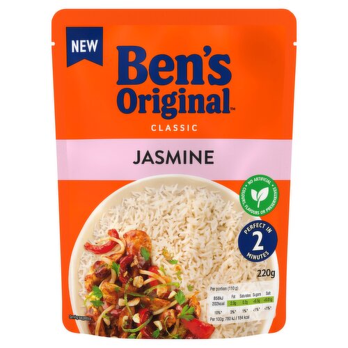 Bens Original Thai Jasmine Microwave Rice 220g