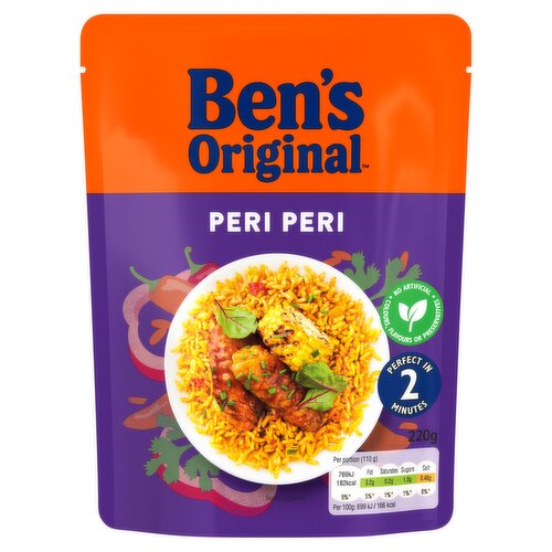 Bens Original Peri Peri Microwave Rice 220g