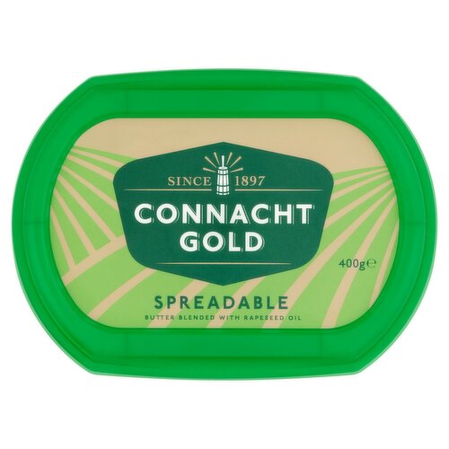 Connacht Gold Spreadable Butter Blended with Rapeseed Oil 400g