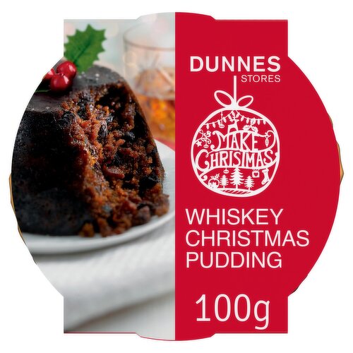 Dunnes Stores Whiskey Christmas Pudding 100g
