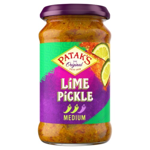 Pataks Indian Lime Pickle Medium 283G
