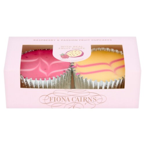 Fiona Cairns Raspberry & Passion Fruit Cupcakes