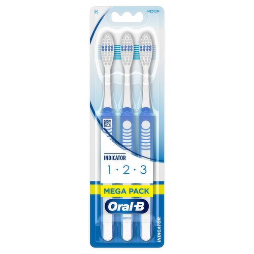 Oral-B 123 Indicator Medium Toothbrush