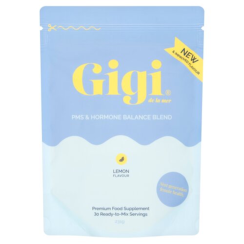 Gigi PMS & Hormone Balance Blend Lemon Flavour Premium Food Supplement 231g