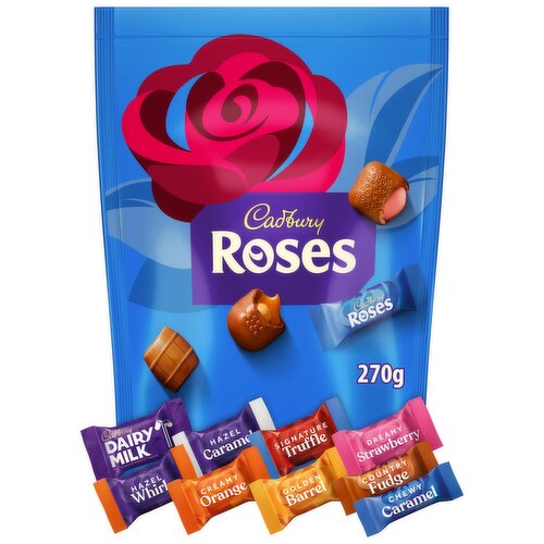 Cadbury Roses Chocolate Pouch 270 g