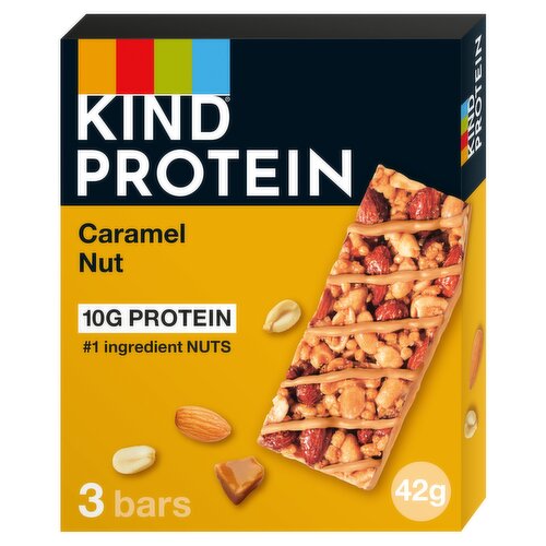 Kind Caramel Nut Protein Bars 3 x 42g (126g)