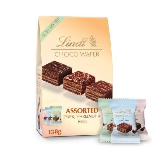 Lindt Choco Wafer Assorted Chocolate Multipack Sharing Box 138g