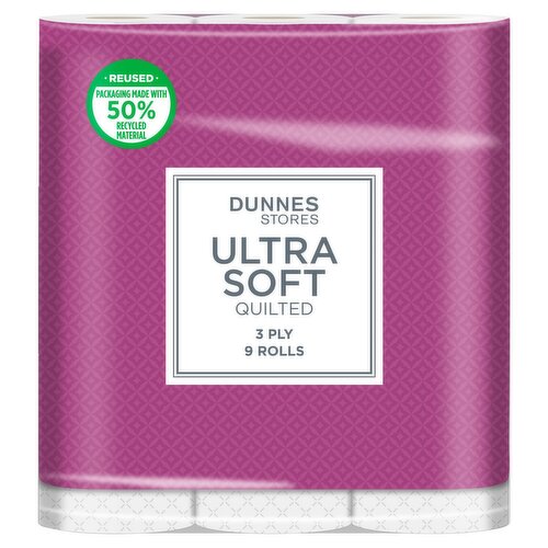Dunnes Stores 9 Ultra Soft Quilted Rolls