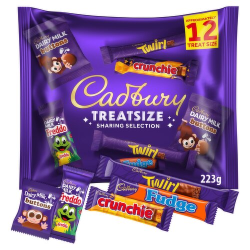 Cadbury Treatsize Chocolate Bar Sharing Selection Bag 223g