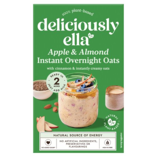 Deliciously Ella Apple & Almond Instant Overnight Oats 360g