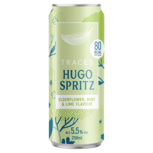 Traces Hugo Spritz Elderflower, Mint & Lime Flavour 250ml