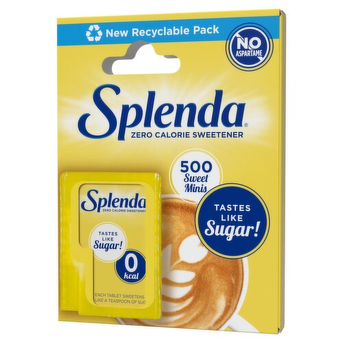 Splenda Zero Calorie Sweetener - 500 Sweet Minis 7.5g