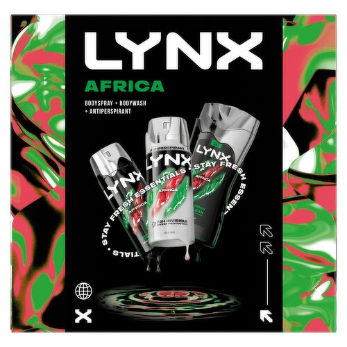 Lynx Africa Trio Gift Set 3 piece