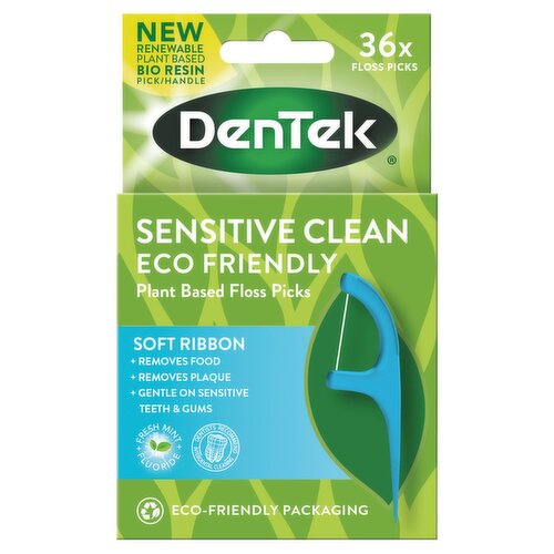DenTek Sensitive Clean 36 Plant Based Floss Picks