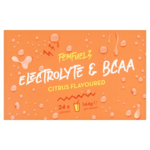 Femfuelz Electrolyte & BCAA Citrus Flavoured 144g