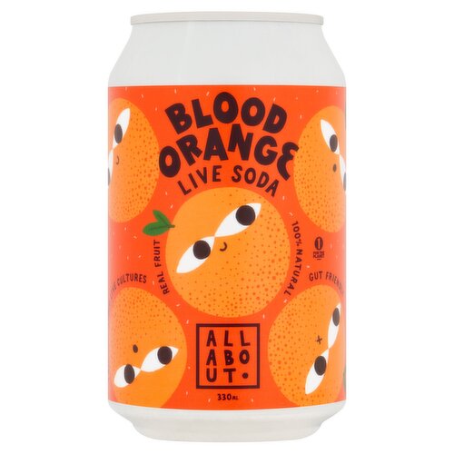 All About Blood Orange Live Soda 330ml