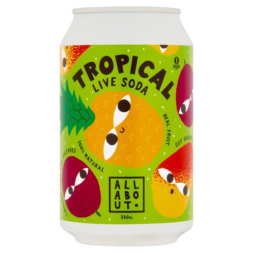 All About Tropical Live Soda 330ml