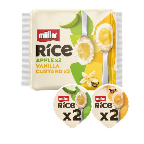 Muller Rice Vanilla Custard & Apple Low Fat Desserts