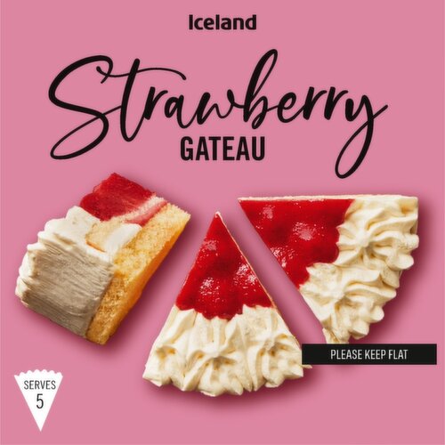 Iceland Strawberry Gateau 375g