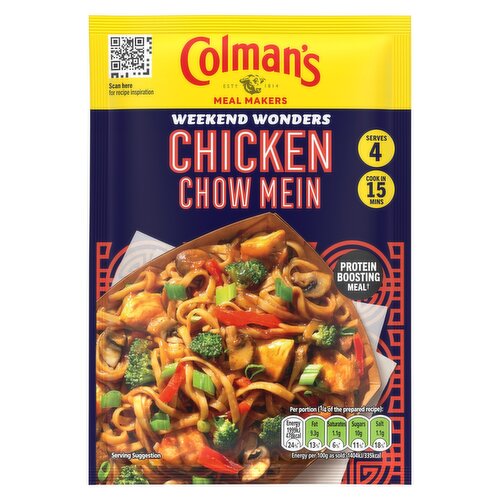 Colman's Weekend Wonders Chicken Chow Mein Meal Maker Recipe Mix 40g