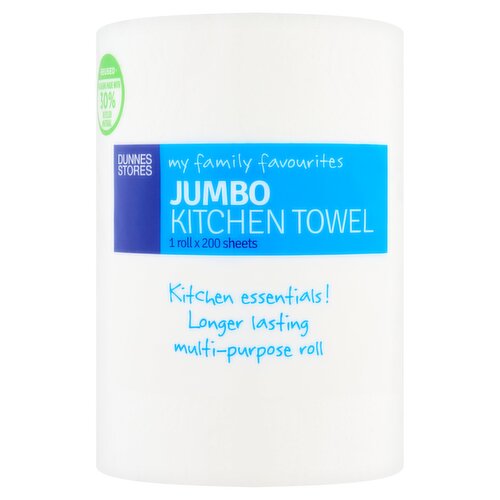 Dunnes Stores My Family Favourites Jumbo Kitchen Towel