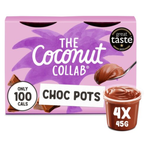 The Coconut Collab Choc Pots 4 x 45g