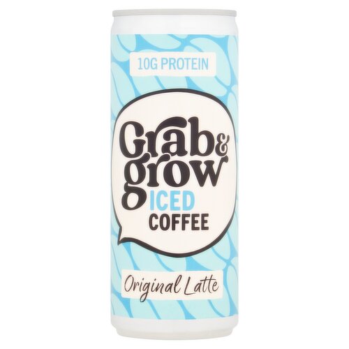 Grab & Grow Original Latte Iced Coffee 250ml