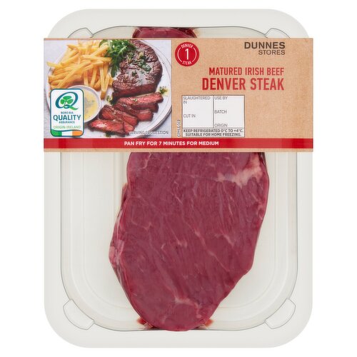 Dunnes Stores Matured Irish Beef Denver Steak 180g