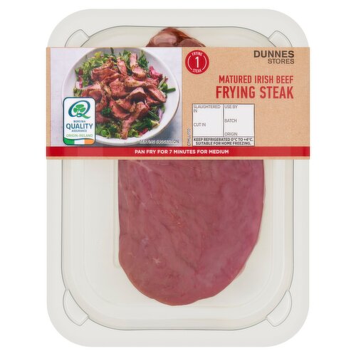 Dunnes Stores Matured Irish Beef Frying Steak 180g