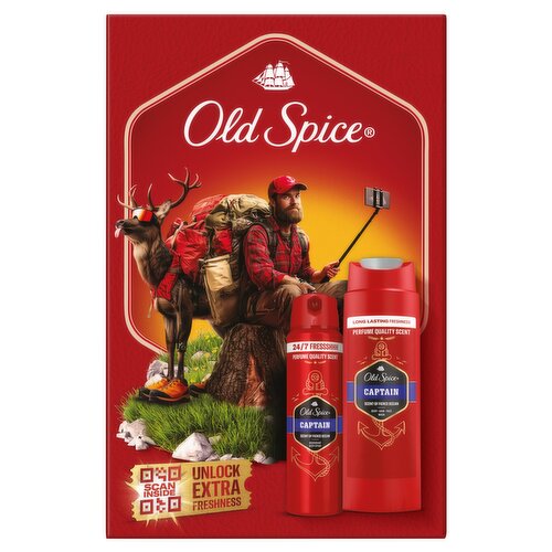 Old Spice Captain Gift Set For Men