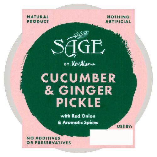 Sage Cucumber & Ginger Pickle 180g