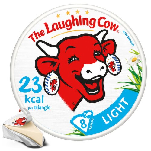 The Laughing Cow Light Cheese Spread Triangles x8 120g